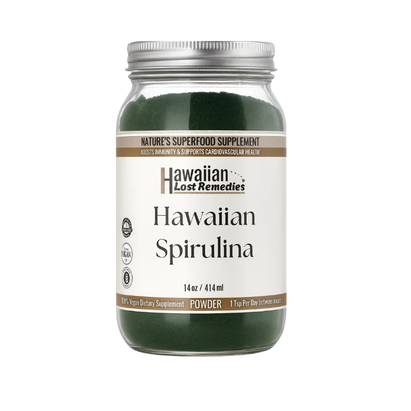 Hawaiian Spirulina 14oz bottle