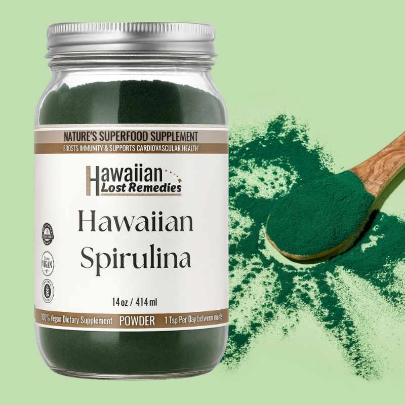 Hawaiian Spirulina 14oz bottle